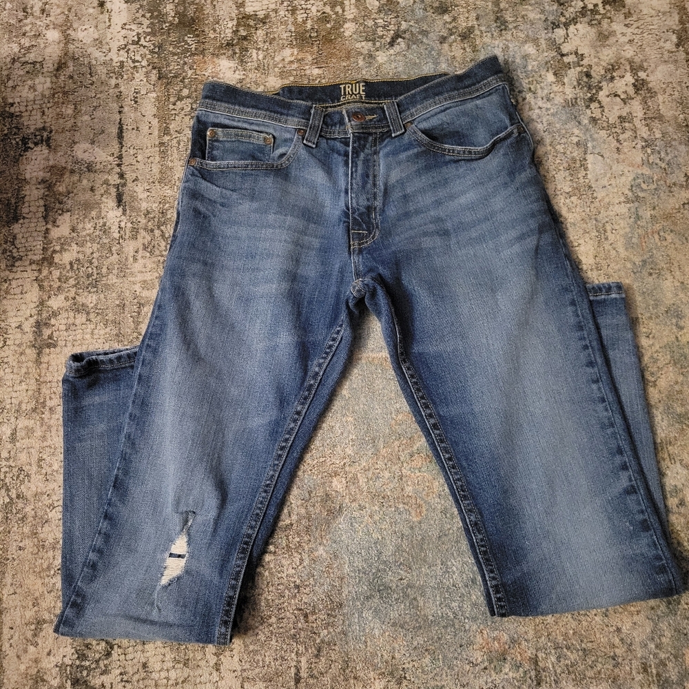 True Craft Slim Fit Men's Jeans in Classic Blue 30x30